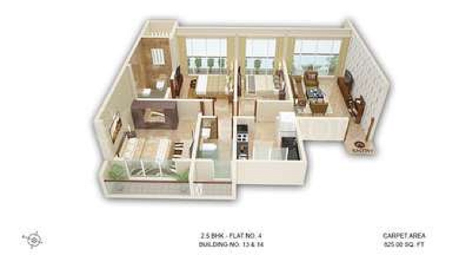 Shree Enterprises Sparsh Phase II Floor Plan