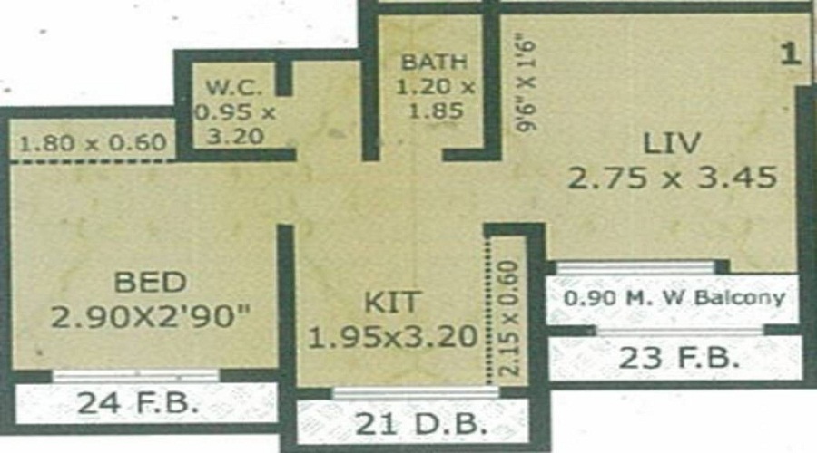 Komal Maruti Darshan Floor Plan