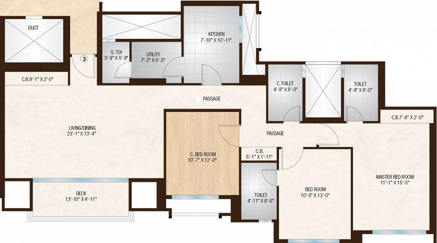 Hiranandani Preston Floor Plan