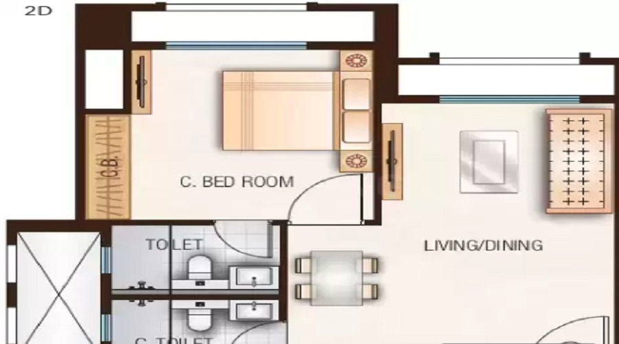 Hiranandani Cloverdale Floor Plan