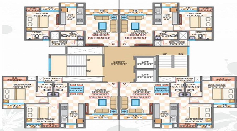 Cosmos Group Classique Building B2 Meridian Floor Plan