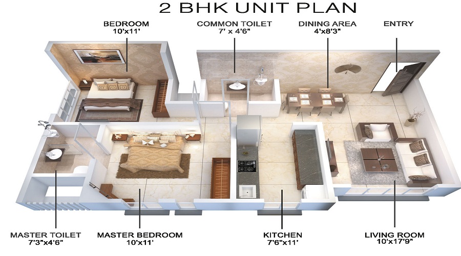 Hiranandani Obelia B Floor Plan