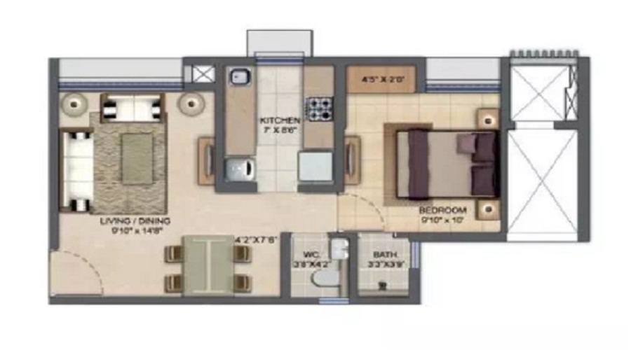 Mangeshi Mangeshi Shrushti II Floor Plan