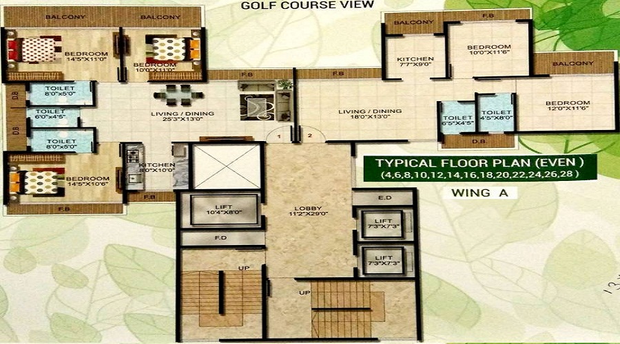 Bhagwati Greens 3 Floor Plan