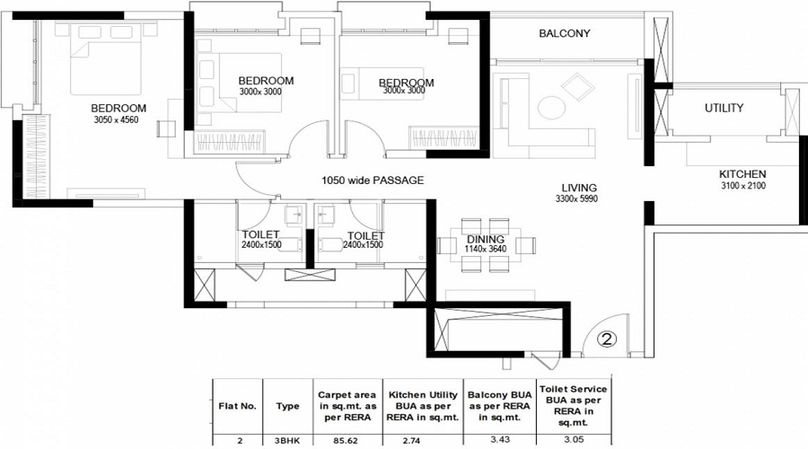 Reputed Michael Plaza Floor Plan