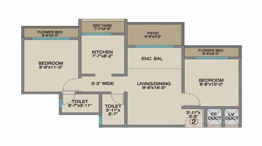 Metro Tulsi Gagan Floor Plan
