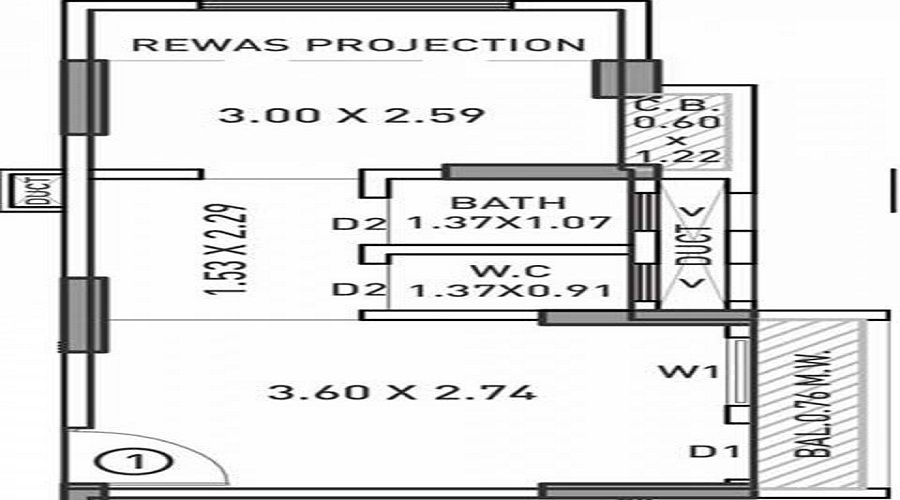 Squarefeet Joy Square Floor Plan