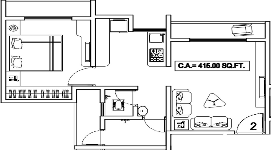 Samrin Vighnaharta Residency Floor Plan