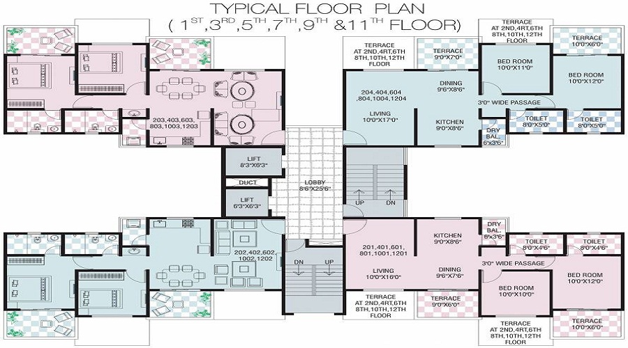 Fortune Aristolia Wing A Floor Plan