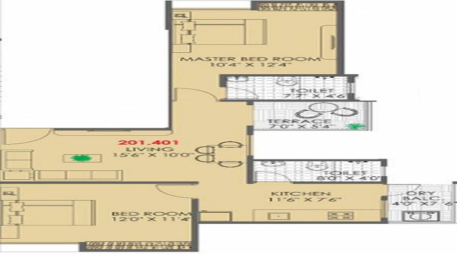 Maple Aapla Ghar Kirkatwadi Wing C Floor Plan