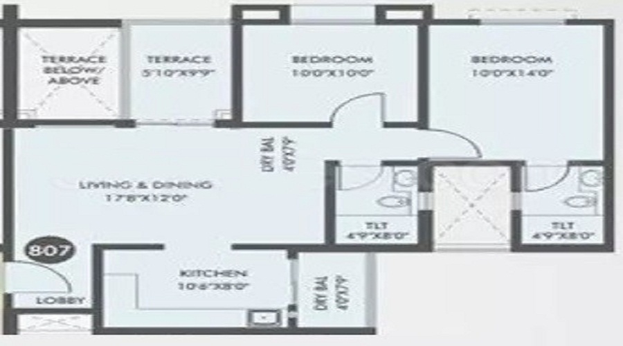 Mulik Luxuria B Wing Floor Plan