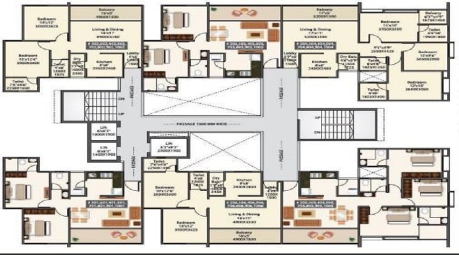 Mantra Insignia Building A And B Floor Plan