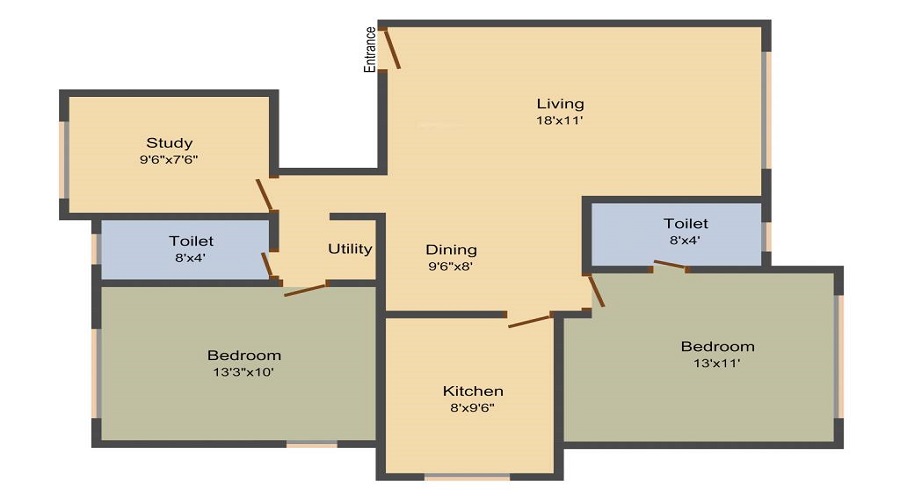 Raheja Shakti Regency Floor Plan
