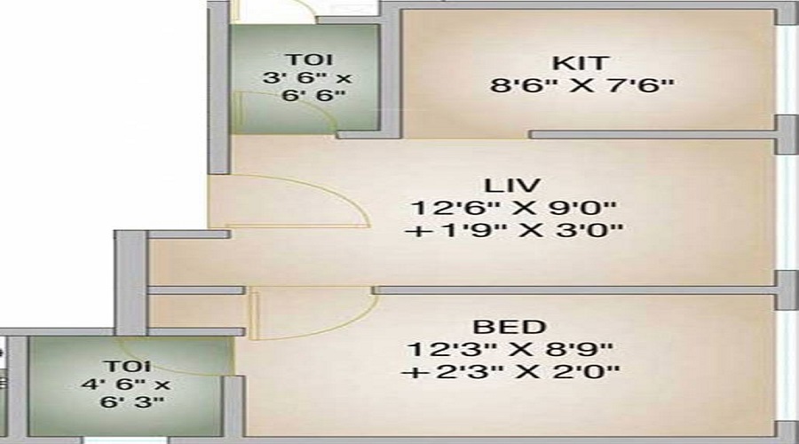 Reliable Bhairav Residency Floor Plan