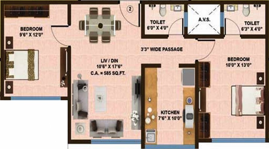 Horizon Pearl Floor Plan