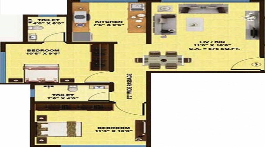 Horizon Pearl Floor Plan
