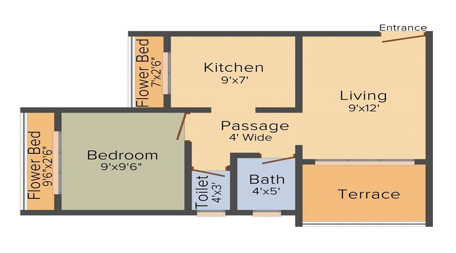 Yash Trinity Floor Plan