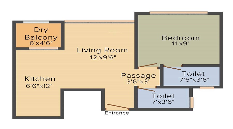M Baria Lake Floor Plan