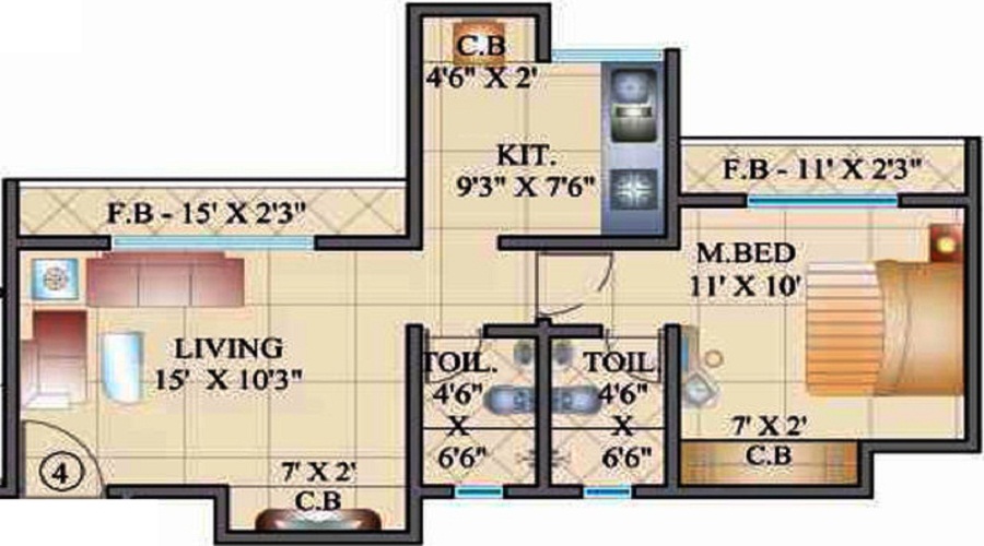 Cosmos Group 27 GBR Floor Plan