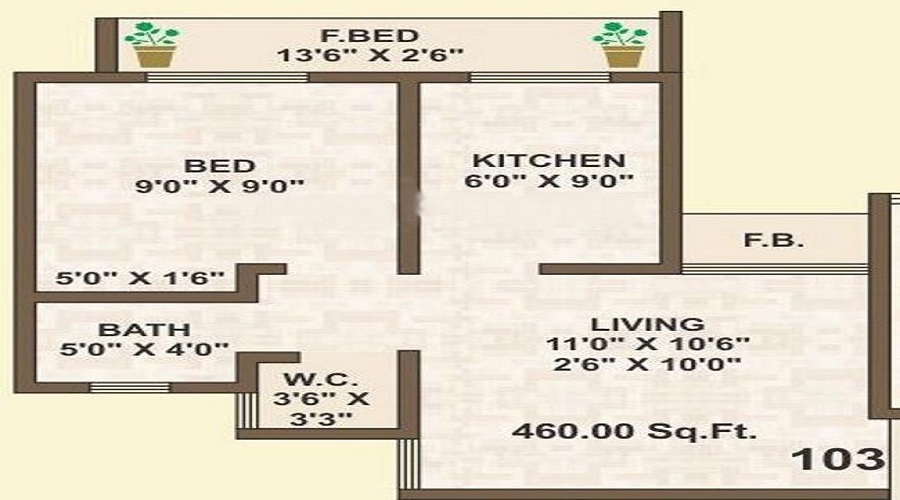 Saj Shrushti Floor Plan