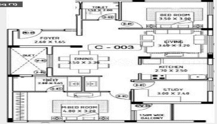 Abhinav Projects Amara Courtyard Floor Plan