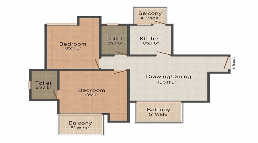 Happy  Sarvodaya Hill Floor Plan
