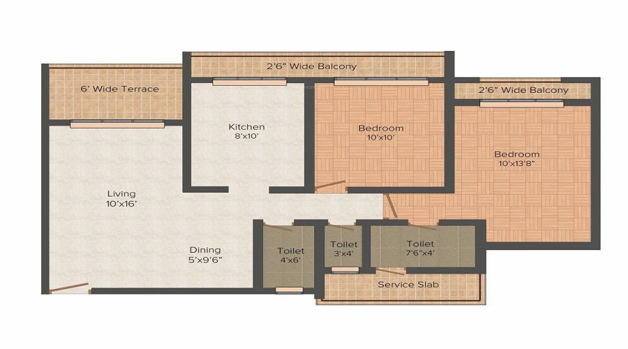 Triveni Laurel Floor Plan