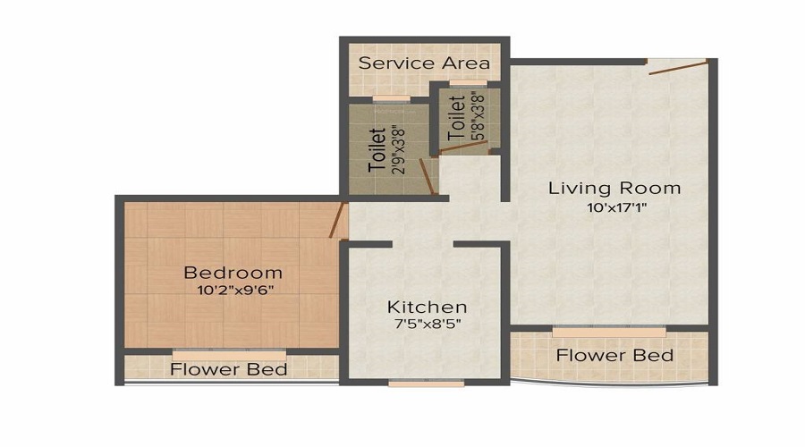 SD Bhalerao Prity Park Floor Plan