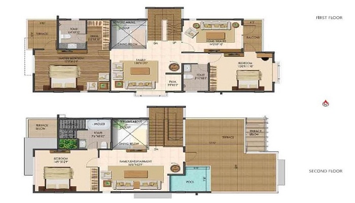 Ajmera Villows Floor Plan