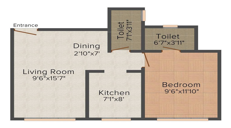 Avinash Builders Sai Ganesh Apartment Floor Plan