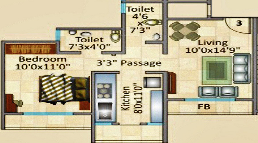 Rosa Royale Floor Plan