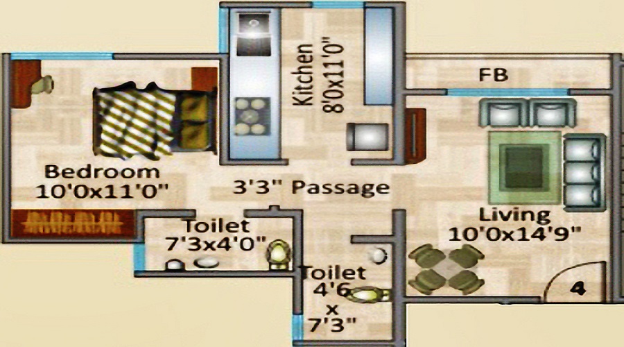 Rosa Royale Floor Plan