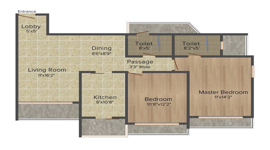 Lokhandwala Spring Grove Floor Plan