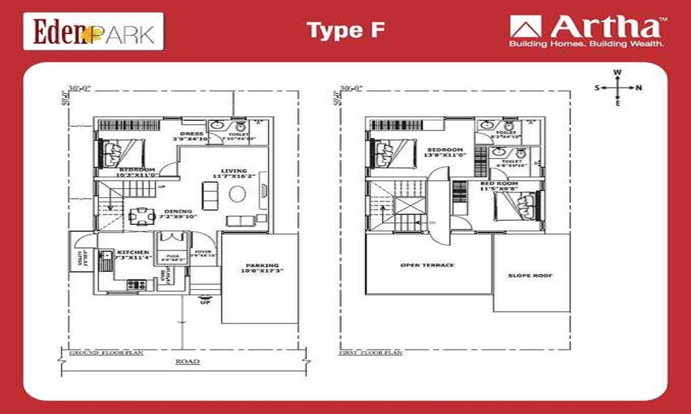 Artha Eden Park Floor Plan