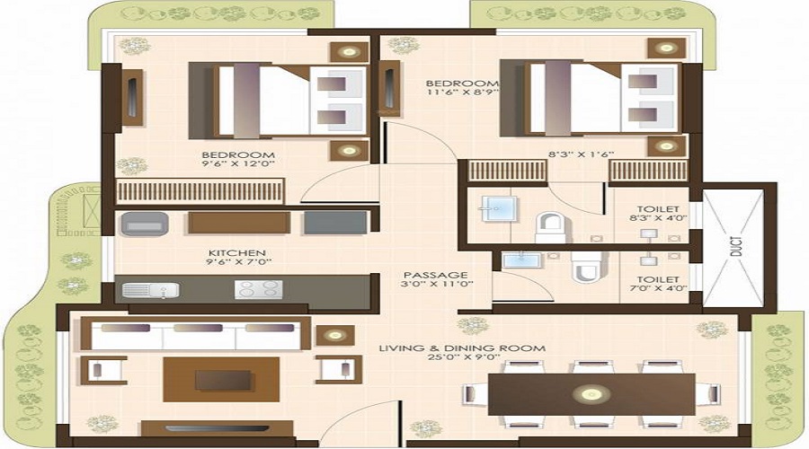 JP Unity Tower Floor Plan