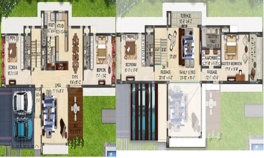 Assetz Clover Greens Floor Plan