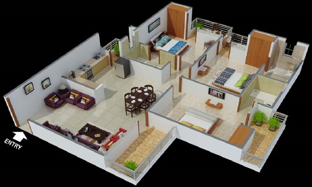 Acacia Lake View Floor Plan