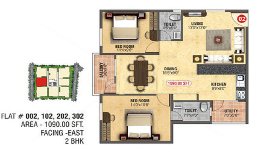 Bhanu Symphony Floor Plan