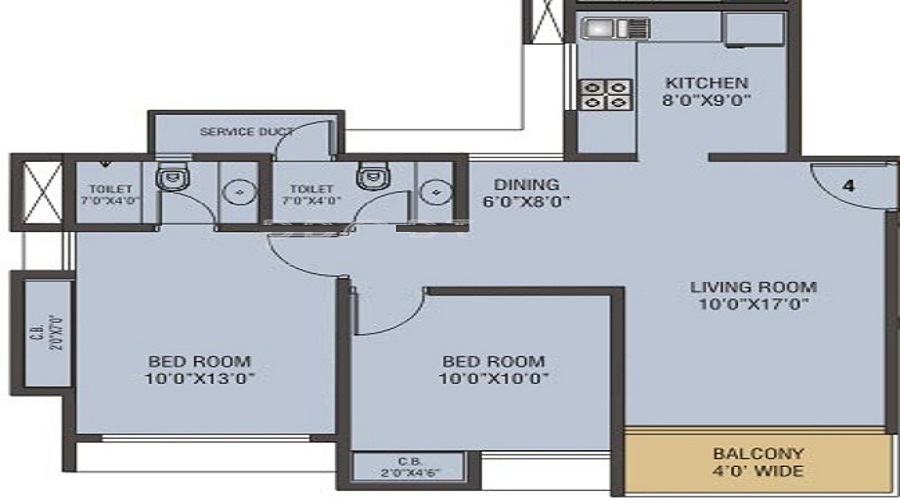 Siddhi Group Highland Gardens Floor Plan