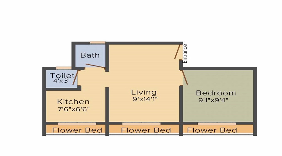 Samarth Tulsi Dhara Floor Plan