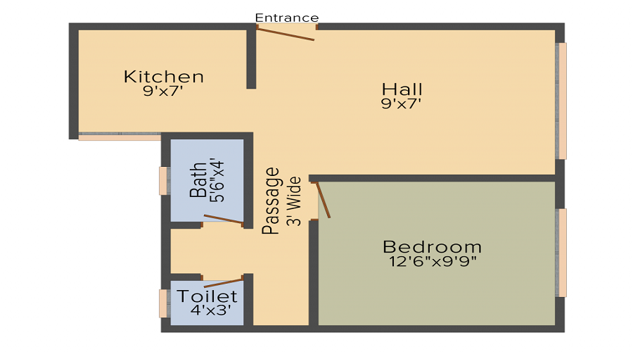 Vedant Shiv Sai Residency Floor Plan
