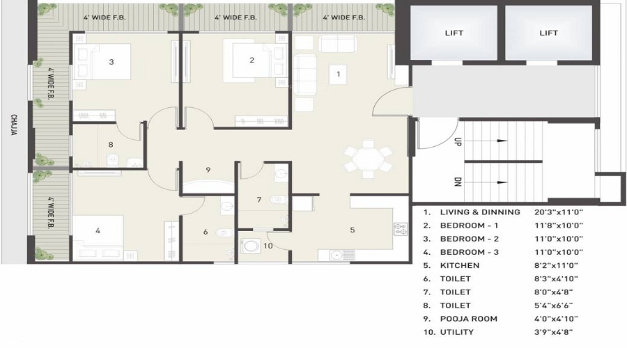 Hubtown Athena Floor Plan
