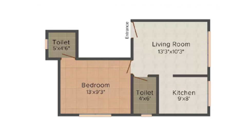 Om Sai Charan Residency Floor Plan