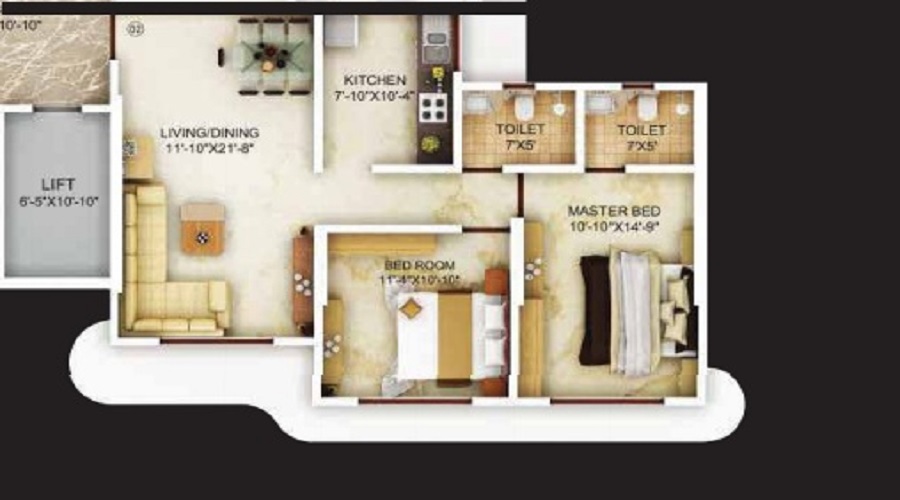 Avant Hillway Floor Plan