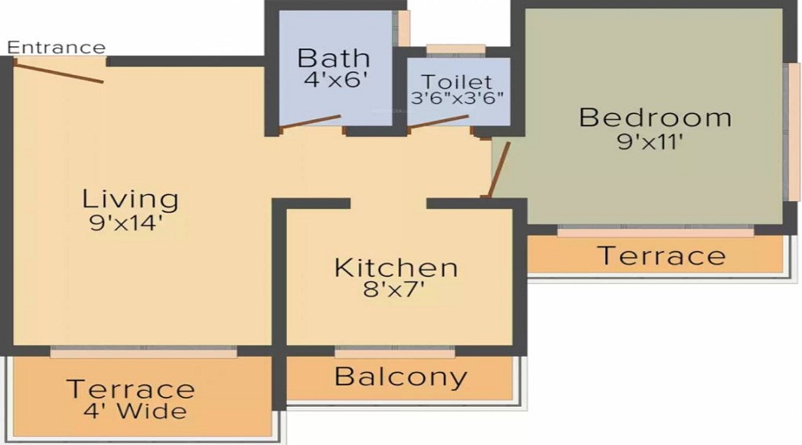 Right Angle Infra RK Residency Floor Plan