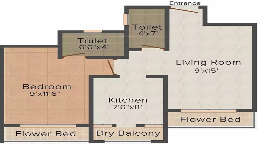 Shree Balaji Heights Floor Plan