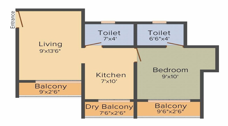 Ostwal Orchid II Floor Plan