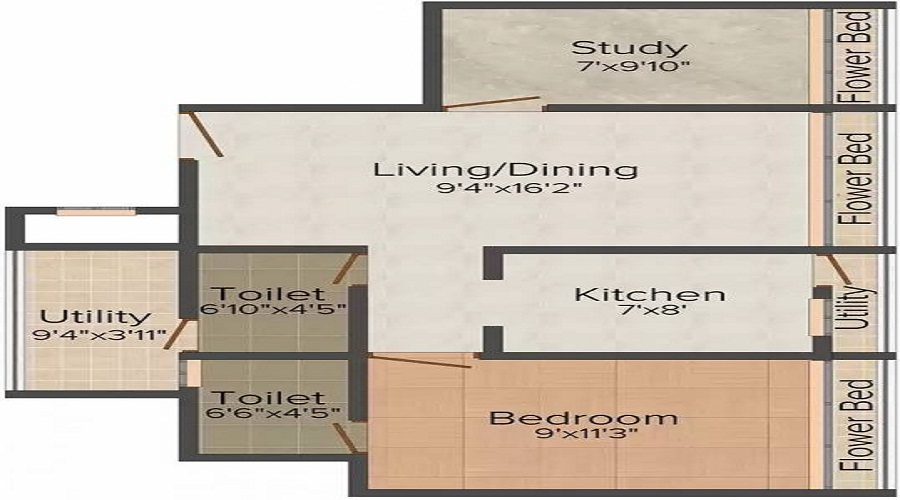 Marvel Shanti Vaibhav Floor Plan