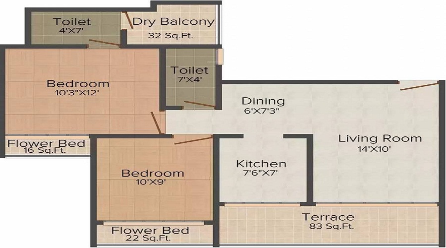 HK Pujara Chitralekha Herritage Floor Plan