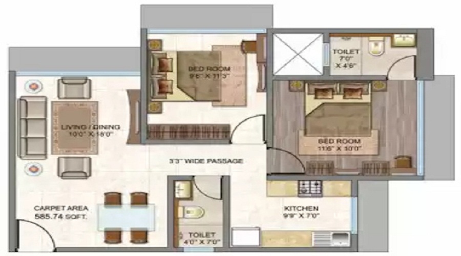 Sheth Auris Bliss Floor Plan
